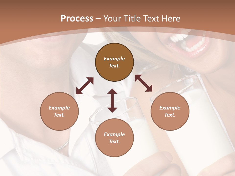 Food Portrait White PowerPoint Template