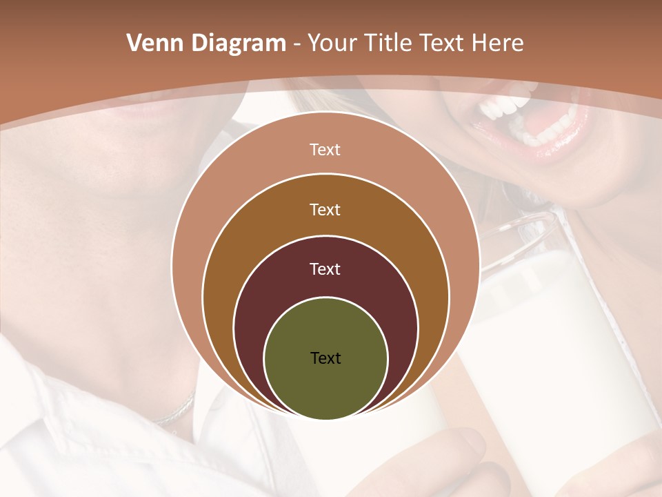 Food Portrait White PowerPoint Template