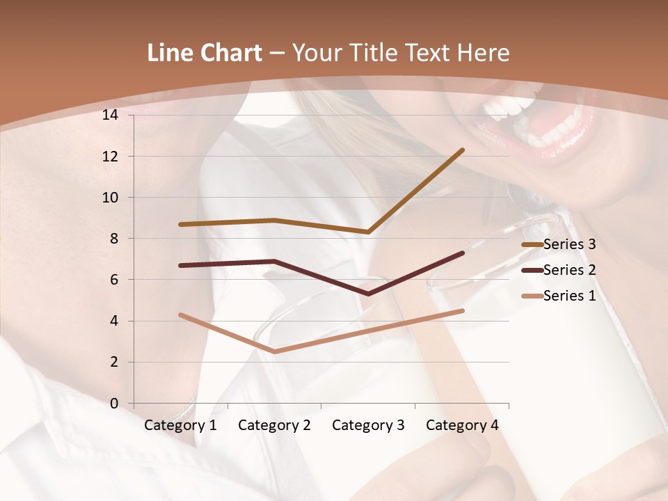 Food Portrait White PowerPoint Template