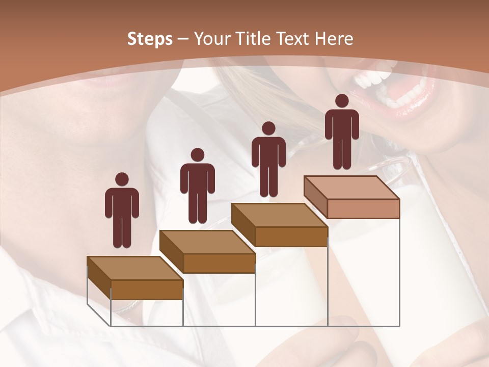 Food Portrait White PowerPoint Template