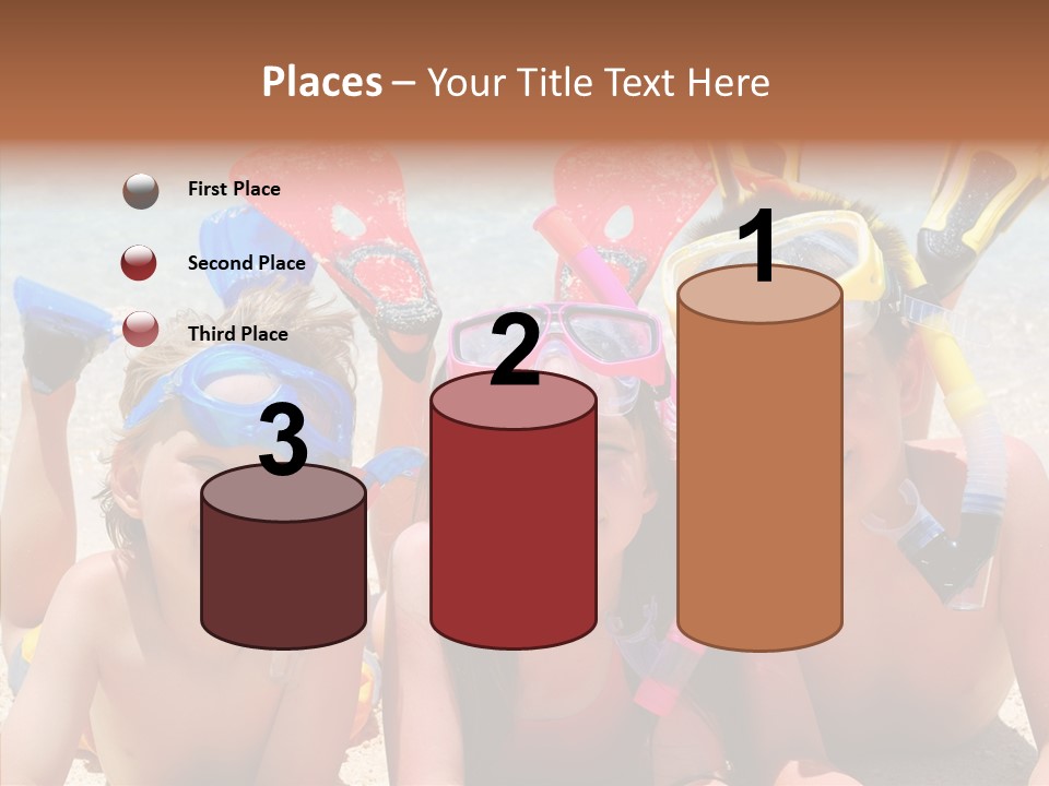 Sister Family Beach PowerPoint Template