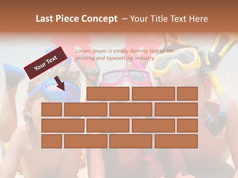 Sister Family Beach PowerPoint Template