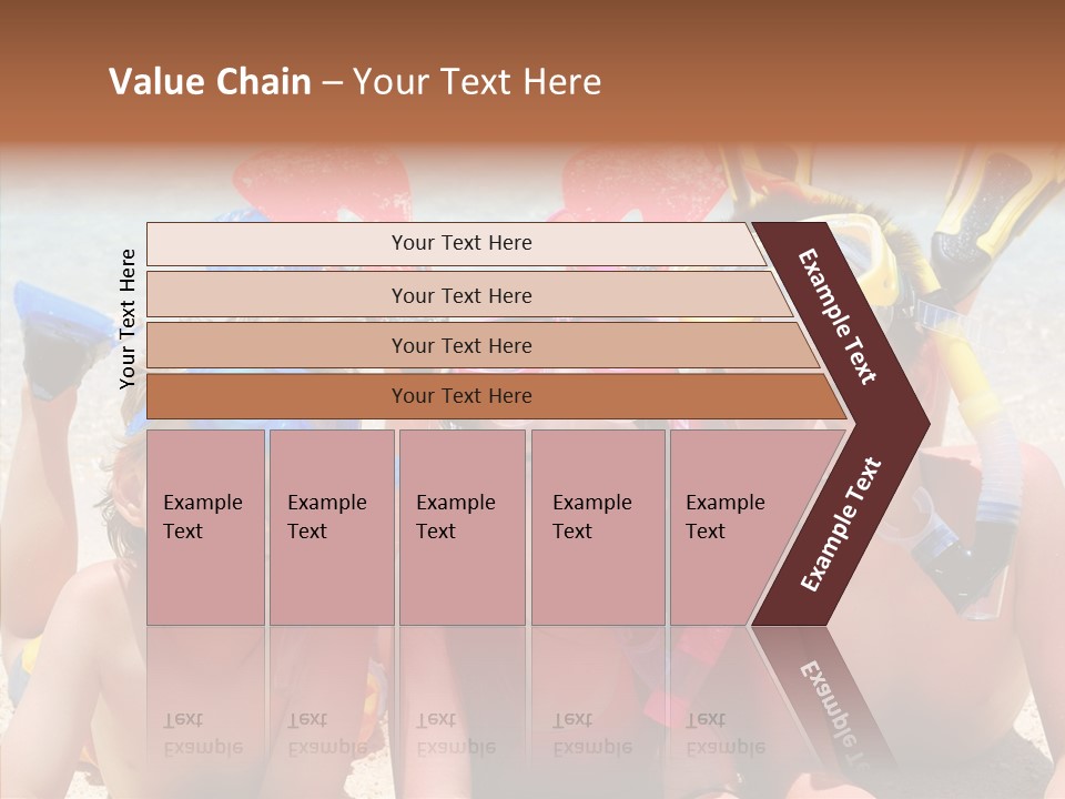 Sister Family Beach PowerPoint Template