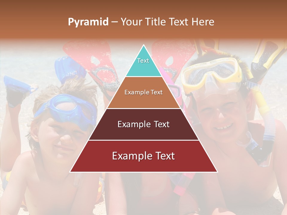 Sister Family Beach PowerPoint Template