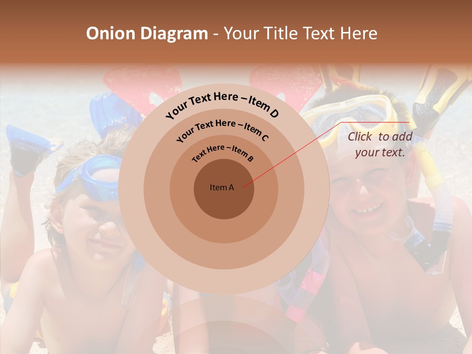 Sister Family Beach PowerPoint Template