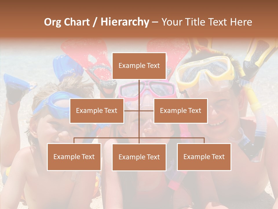 Sister Family Beach PowerPoint Template