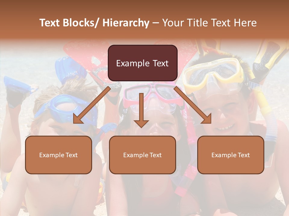 Sister Family Beach PowerPoint Template