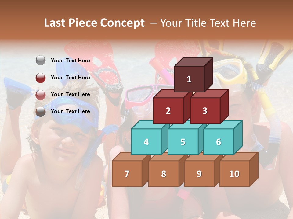 Sister Family Beach PowerPoint Template