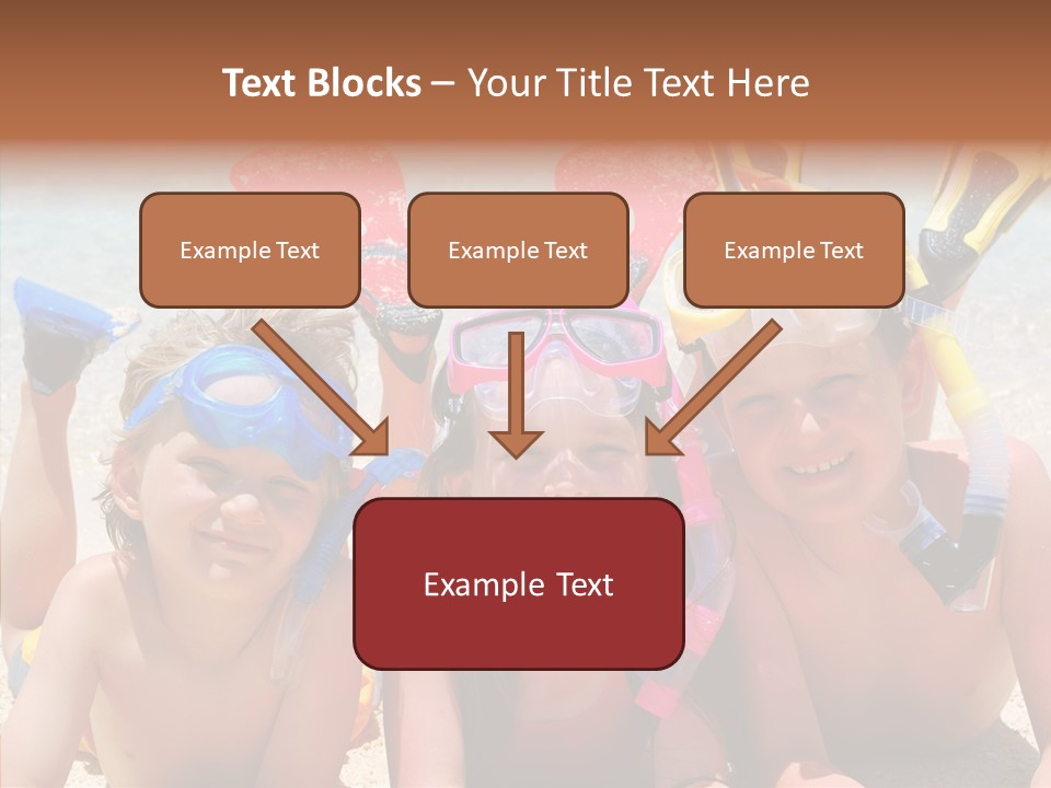 Sister Family Beach PowerPoint Template