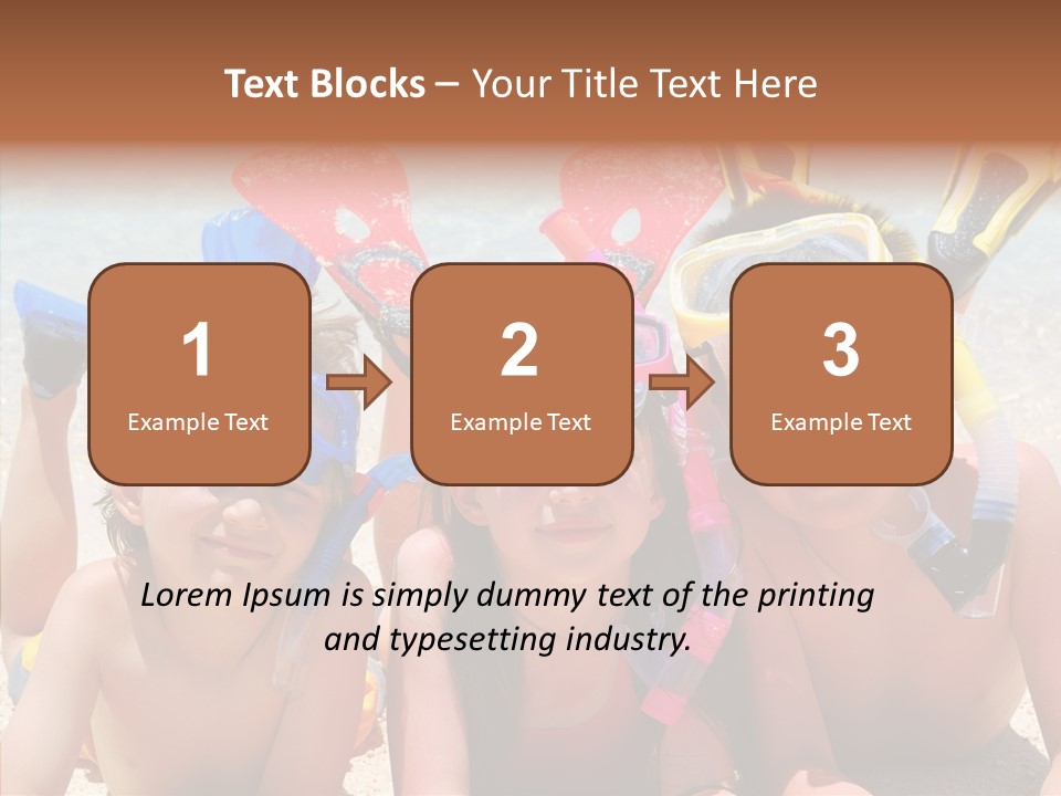 Sister Family Beach PowerPoint Template