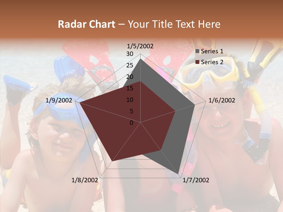 Sister Family Beach PowerPoint Template