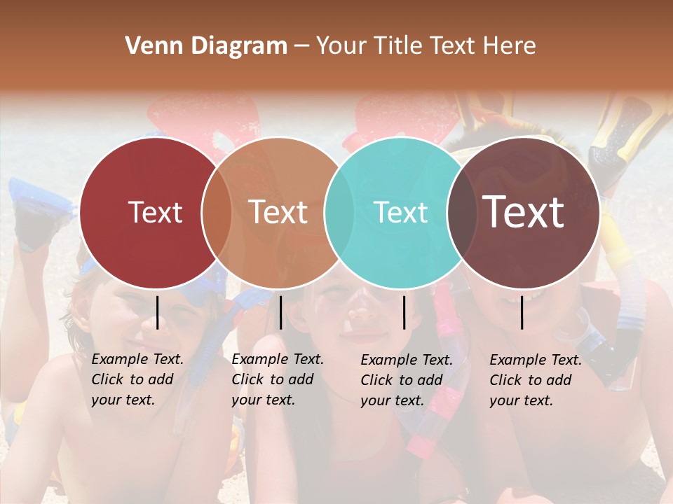 Sister Family Beach PowerPoint Template