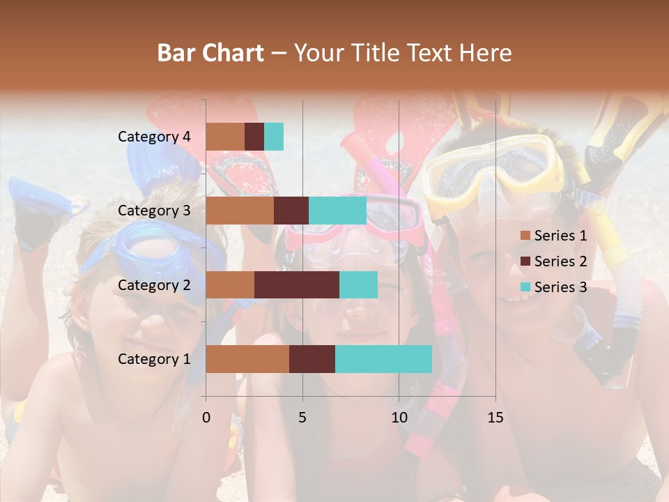 Sister Family Beach PowerPoint Template