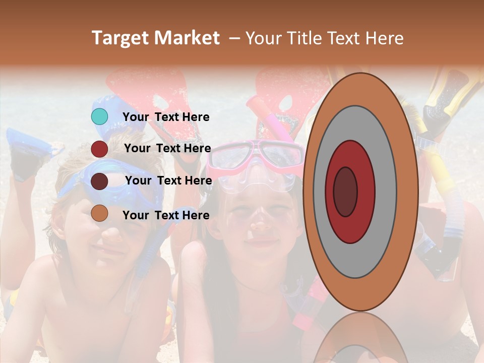Sister Family Beach PowerPoint Template