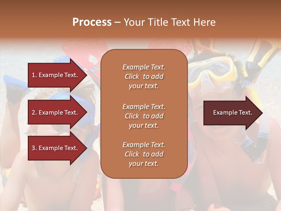 Sister Family Beach PowerPoint Template