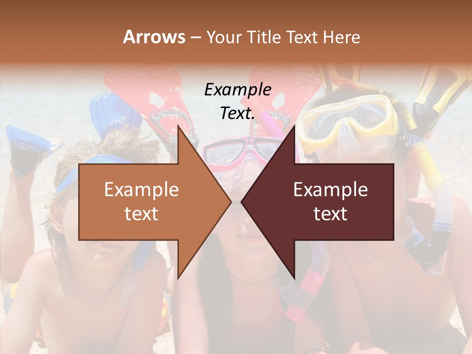 Sister Family Beach PowerPoint Template