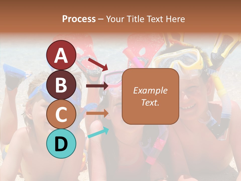 Sister Family Beach PowerPoint Template