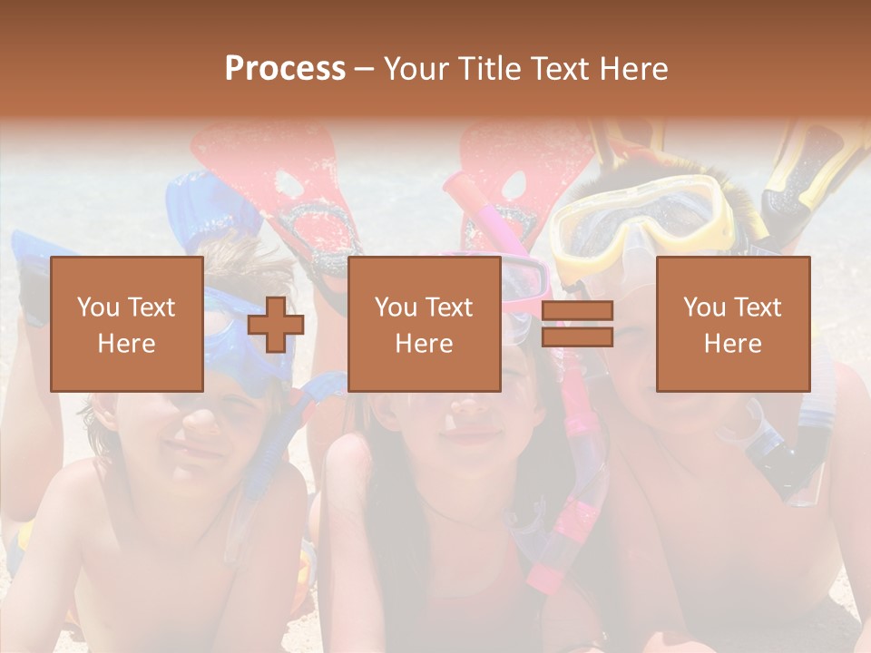 Sister Family Beach PowerPoint Template