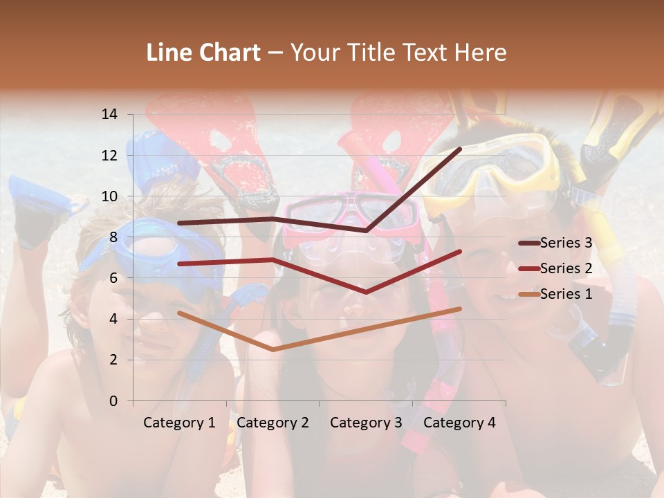 Sister Family Beach PowerPoint Template