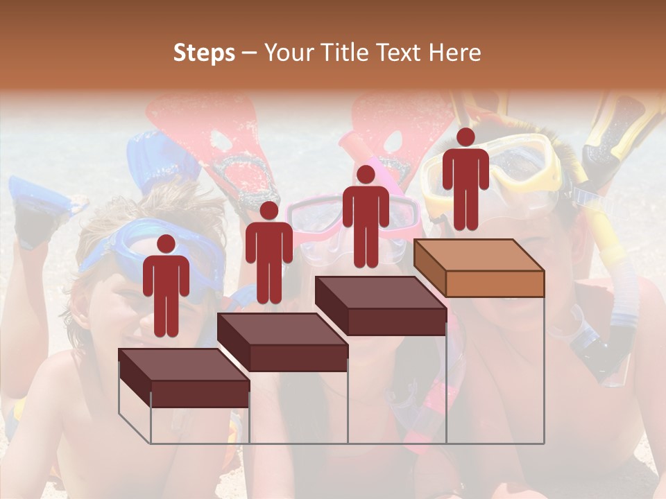 Sister Family Beach PowerPoint Template