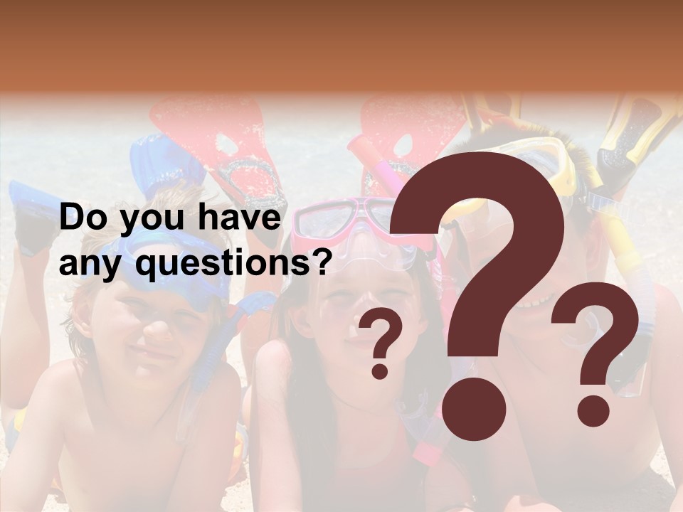 Sister Family Beach PowerPoint Template