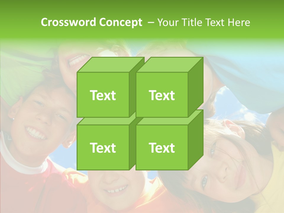 White Person Girl PowerPoint Template