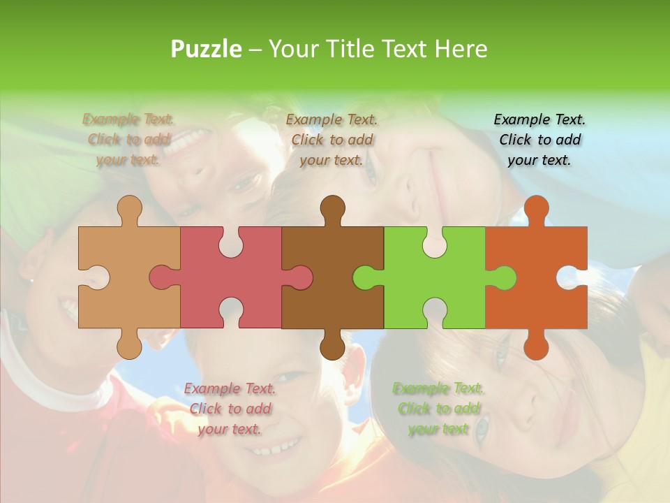 White Person Girl PowerPoint Template