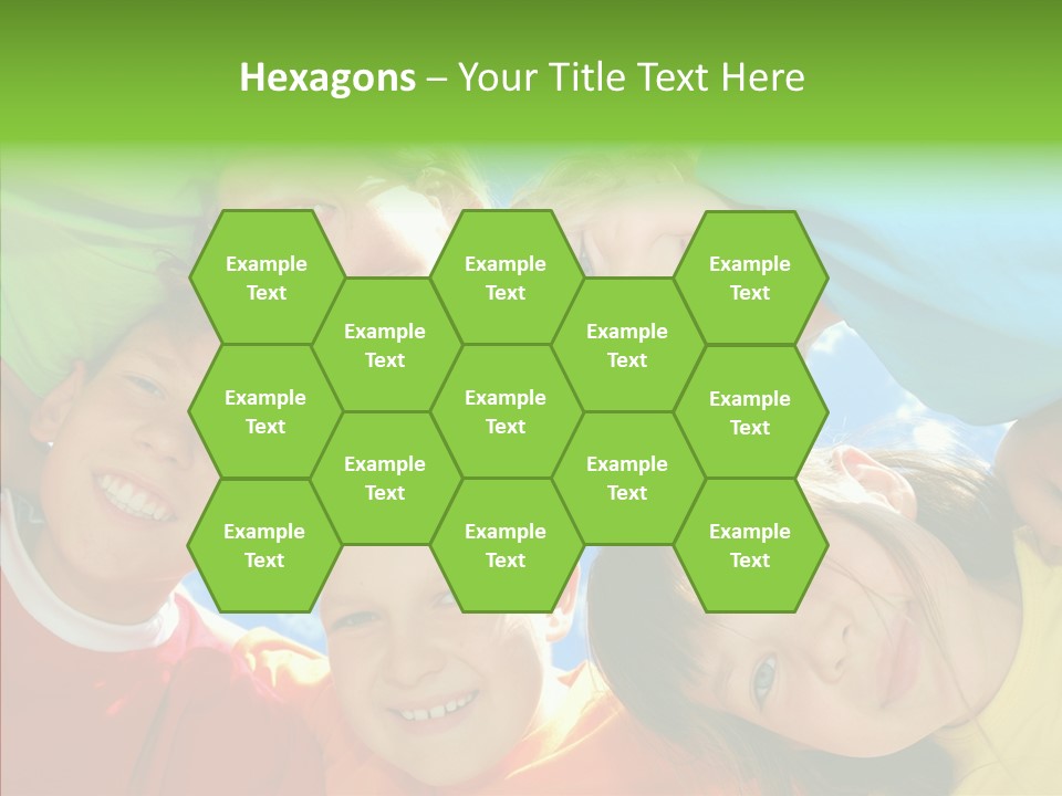 White Person Girl PowerPoint Template