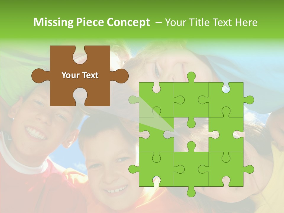 White Person Girl PowerPoint Template