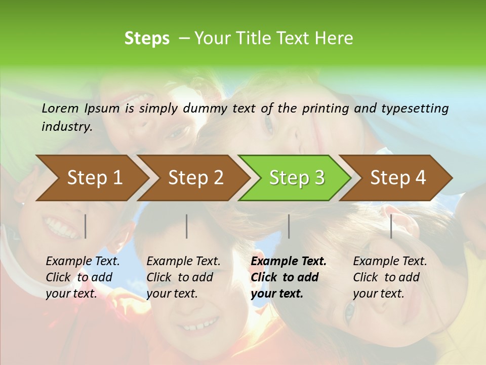 White Person Girl PowerPoint Template