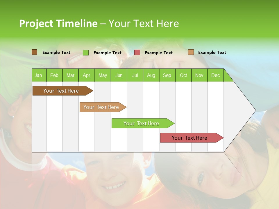 White Person Girl PowerPoint Template