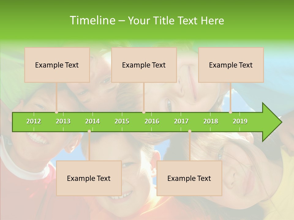 White Person Girl PowerPoint Template