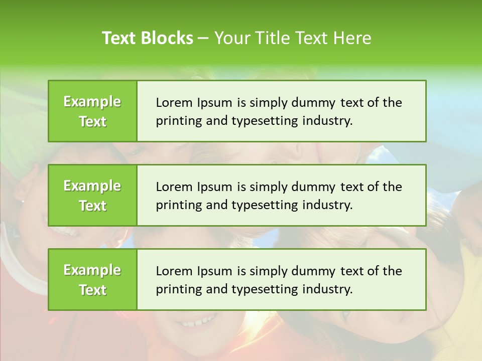 White Person Girl PowerPoint Template