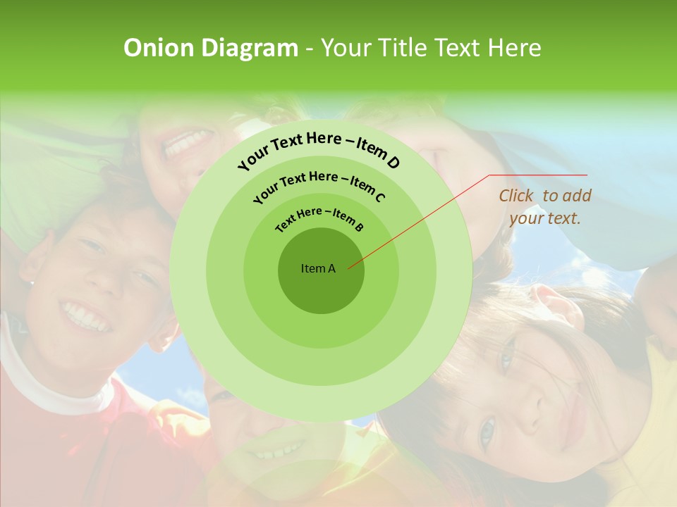 White Person Girl PowerPoint Template