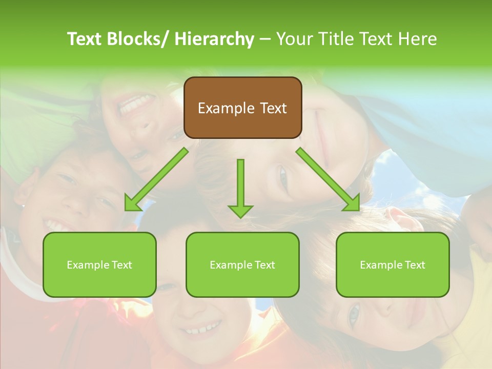 White Person Girl PowerPoint Template