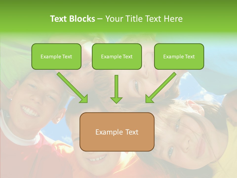 White Person Girl PowerPoint Template