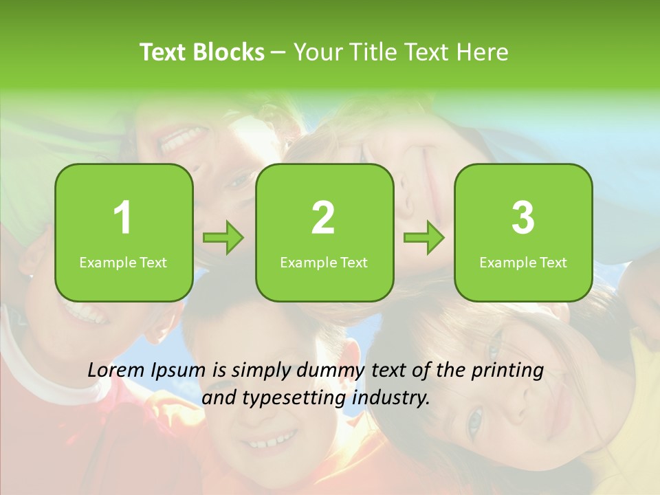 White Person Girl PowerPoint Template