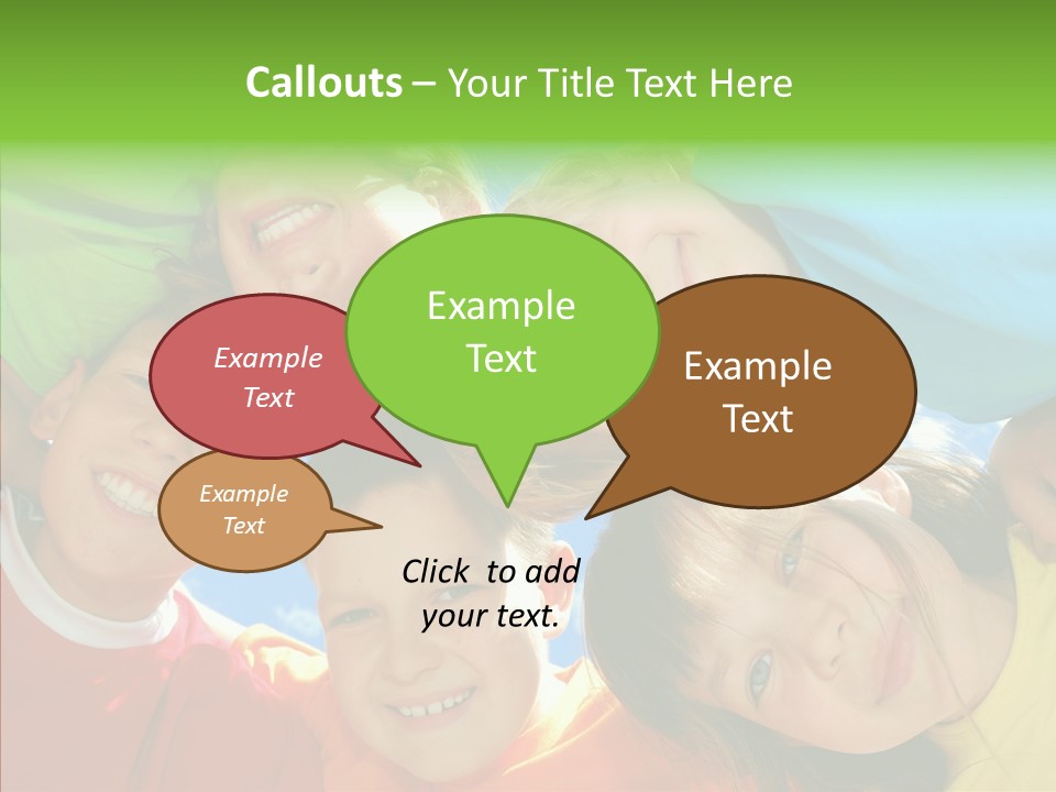 White Person Girl PowerPoint Template