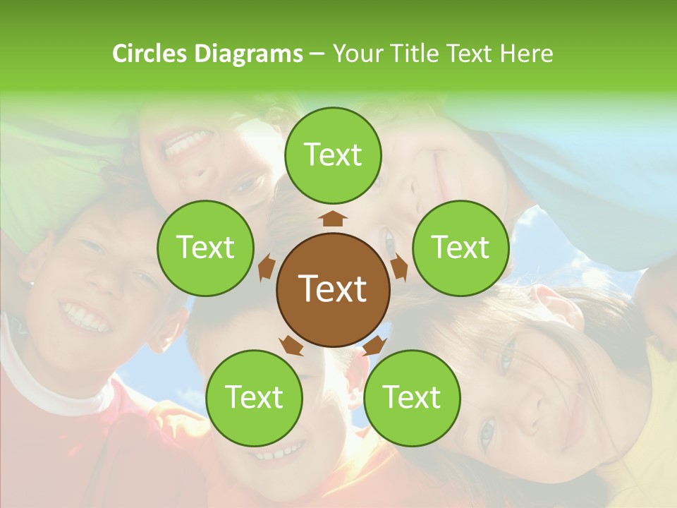 White Person Girl PowerPoint Template