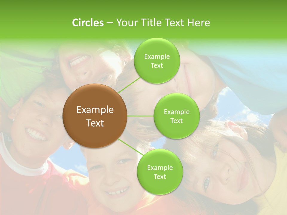 White Person Girl PowerPoint Template