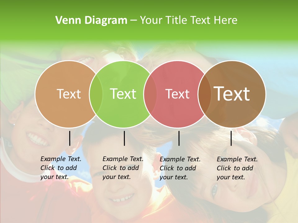 White Person Girl PowerPoint Template