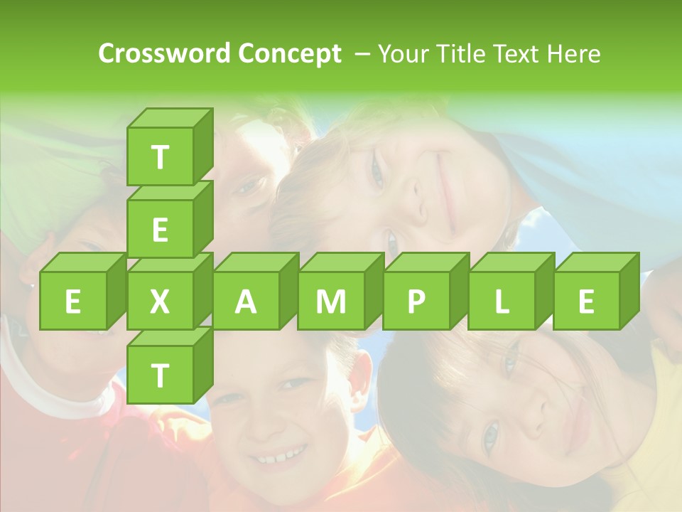 White Person Girl PowerPoint Template