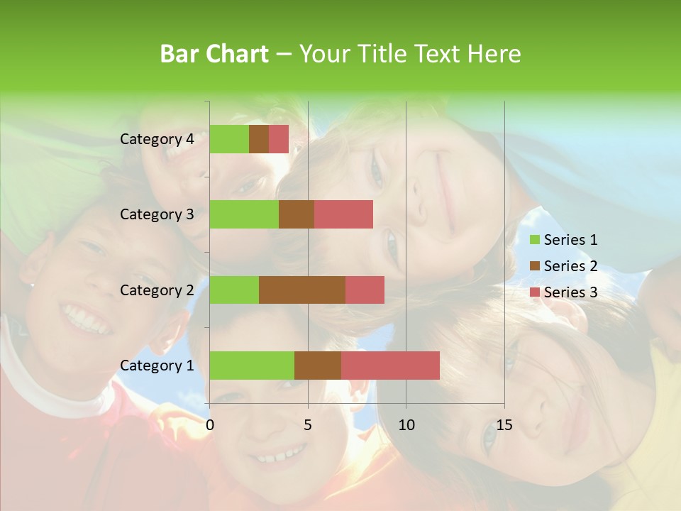 White Person Girl PowerPoint Template