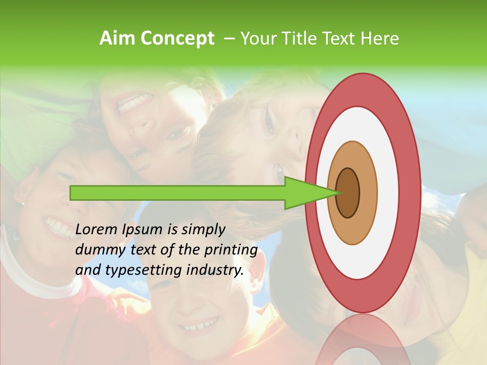 White Person Girl PowerPoint Template