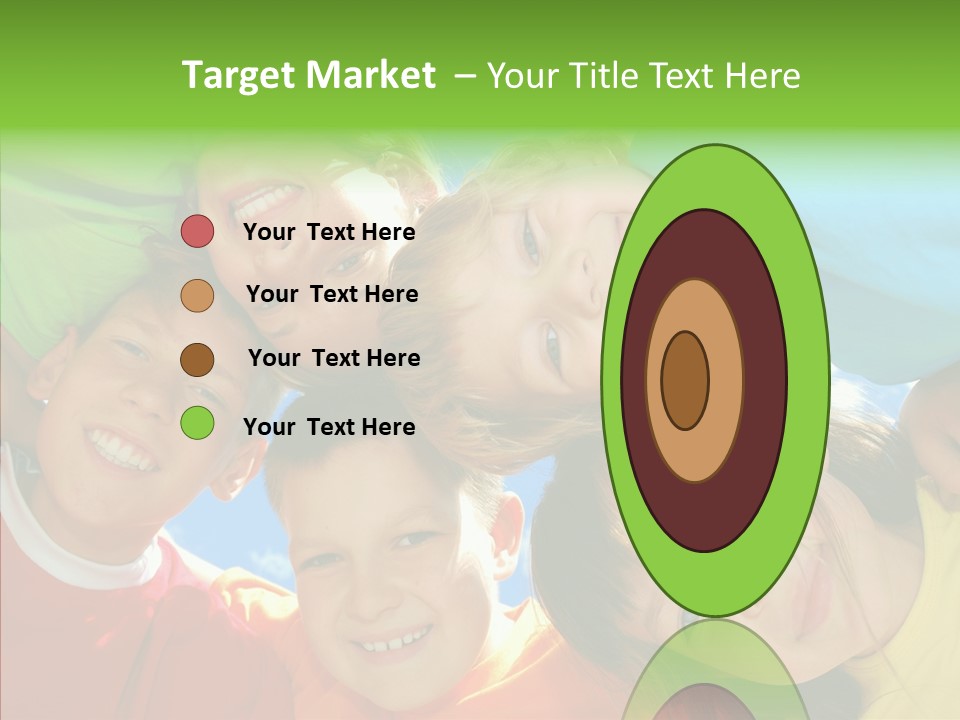 White Person Girl PowerPoint Template