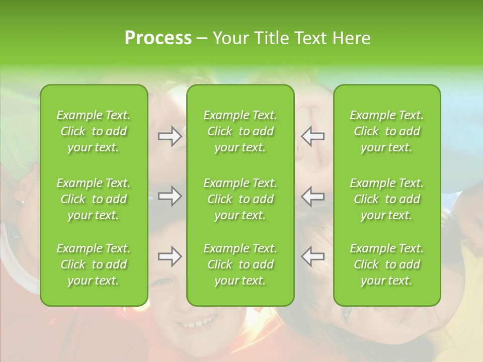 White Person Girl PowerPoint Template