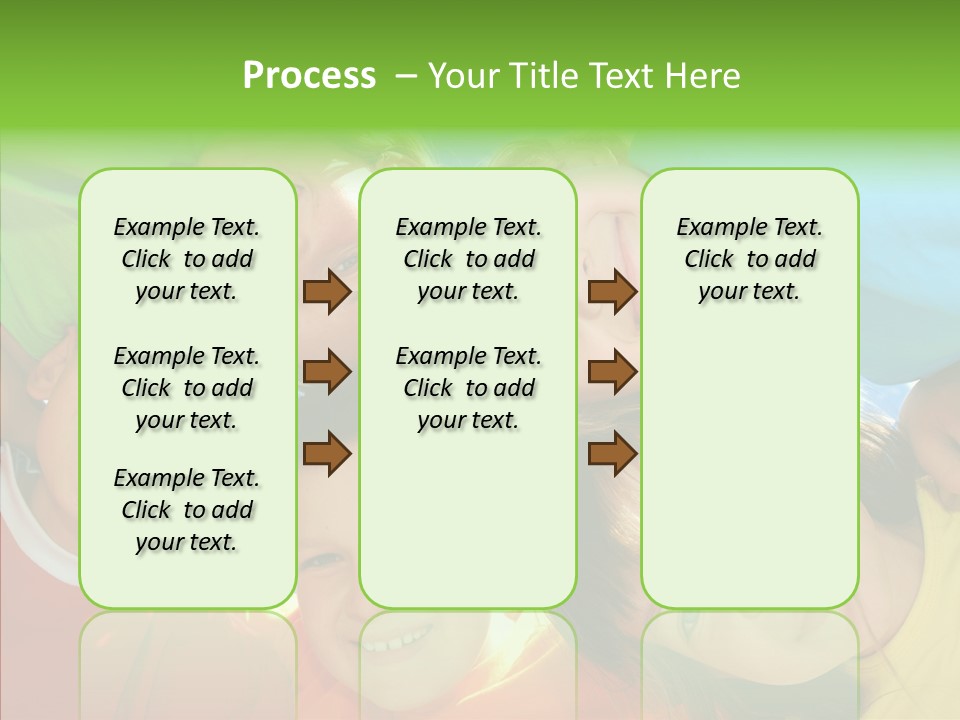 White Person Girl PowerPoint Template