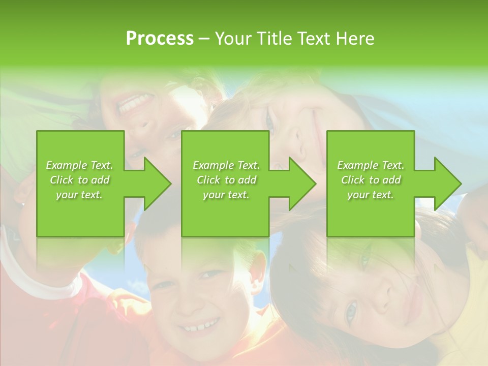 White Person Girl PowerPoint Template