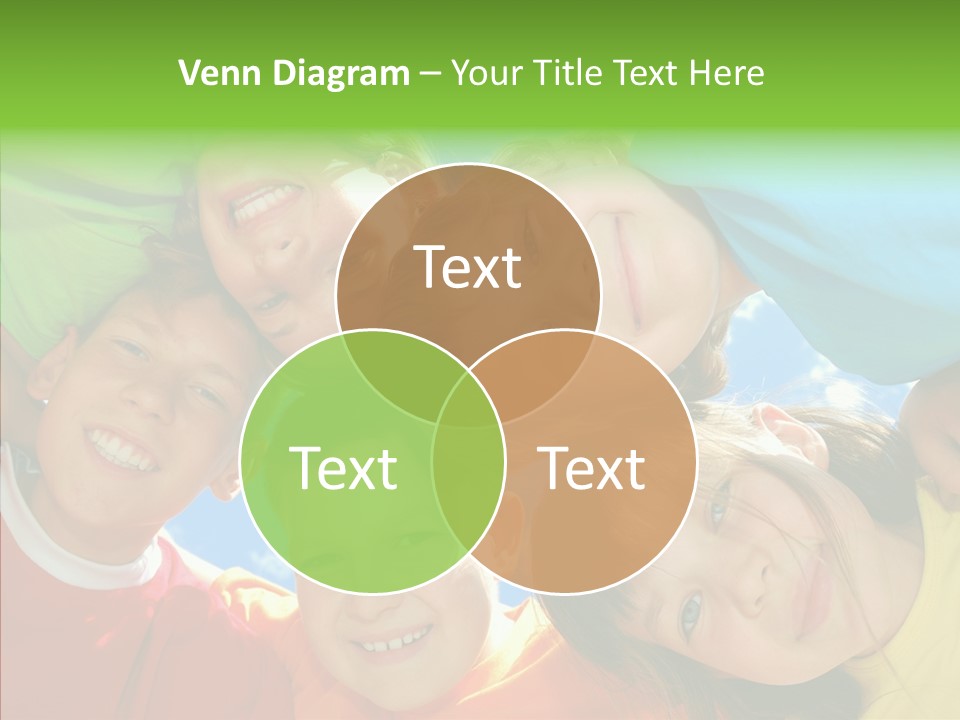 White Person Girl PowerPoint Template