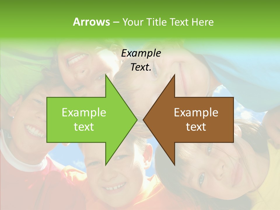 White Person Girl PowerPoint Template